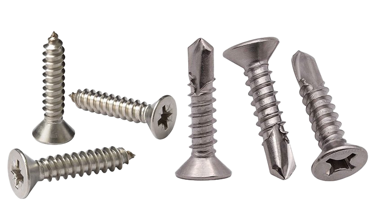 Countersunk Head Screws for Sheet Metal