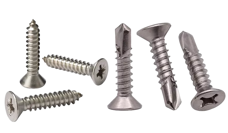 Countersunk Head Screws for Sheet Metal